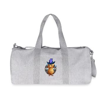 Peanut Peanuts Kids Kids Conjure Up Nut - Recycled Canvas Sports Bag by Stanley/Stella - heather grey - Front