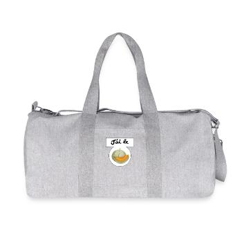 I have the melon - Recycled Canvas Sports Bag by Stanley/Stella - heather grey - Front