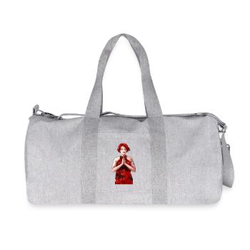 Namasté - Recycelte Canvas-Sporttasche von Stanley/Stella - Grau meliert - Vorne