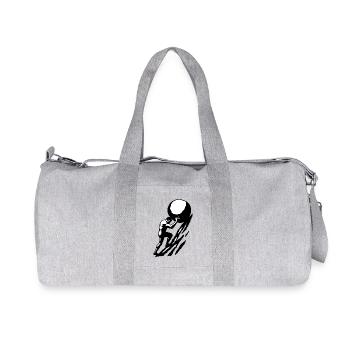 Sisiphus - Recycelte Canvas-Sporttasche von Stanley/Stella - Grau meliert - Vorne