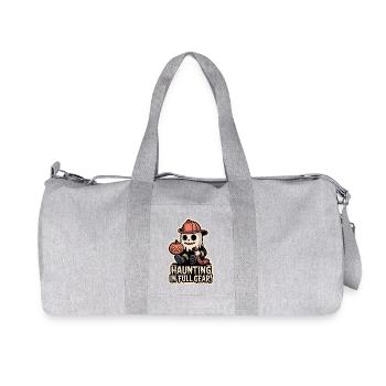 Firefighter Boo - Fantôme d’Halloween effrayant et mignon - Sac de sport en toile recyclée Stanley/Stella - gris chiné - Devant