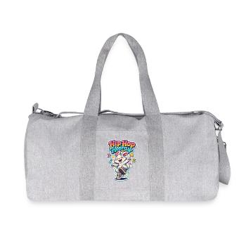 Hip Hop Bunny Bunny Jardin de Pâques Printemps-Été - Sac de sport en toile recyclée Stanley/Stella - gris chiné - Devant