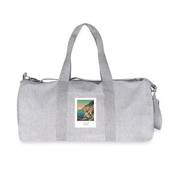 Italia Coastal Magic Motorcycle - Sac de sport en toile recyclée Stanley/Stella - gris chiné - Devant