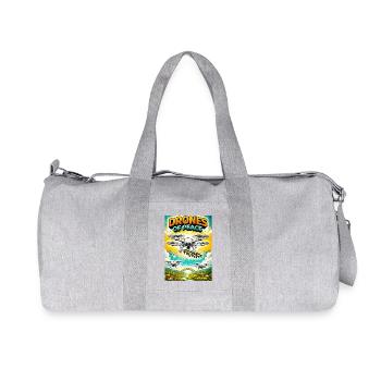Drones of Peace Olive Flight - Recycled Canvas Sports Bag by Stanley/Stella - heather grey - Front