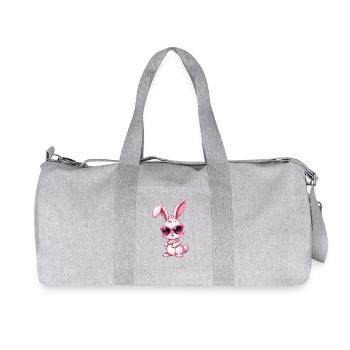 Rabbit - Recycled Canvas Sports Bag by Stanley/Stella - heather grey - Front
