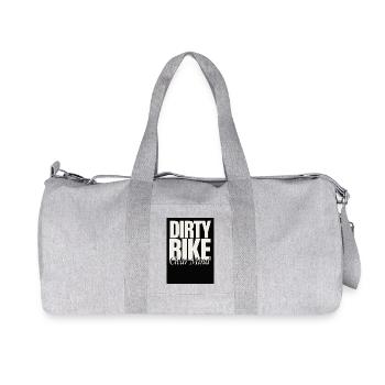 Dirty Bike Clear Mind - Recycled Canvas Sports Bag by Stanley/Stella - heather grey - Front