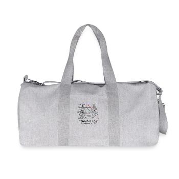 Le Huit milliers v2.0 - Sac de sport en toile recyclée Stanley/Stella - gris chiné - Devant