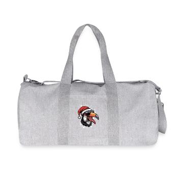 Toucan Bird Christmas Funny - Recycled Canvas Sports Bag by Stanley/Stella - heather grey - Front
