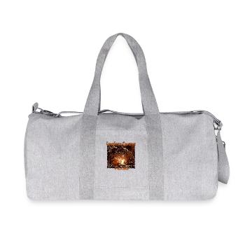 États-Unis vacances au Texas: grottes de Longhorn - Sac de sport en toile recyclée Stanley/Stella - gris chiné - Devant