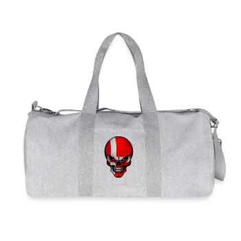 Skull Denmark - Recycled Canvas Sports Bag by Stanley/Stella - heather grey - Front
