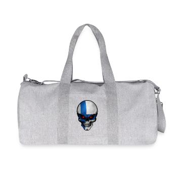 Skull Finland - Recycled Canvas Sports Bag by Stanley/Stella - heather grey - Front