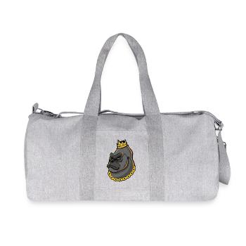 Gorilla - Gorilla King - Recycled Canvas Sports Bag by Stanley/Stella - heather grey - Front