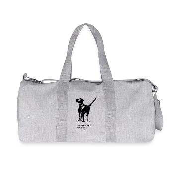 Time for a walk - Recycelte Canvas-Sporttasche von Stanley/Stella - Grau meliert - Vorne