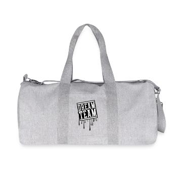 Dream Team - Recycelte Canvas-Sporttasche von Stanley/Stella - Grau meliert - Vorne