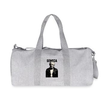 Seneca Stoic Philosopher Rebel Portrait - Recycled Canvas Sports Bag by Stanley/Stella - heather grey - Front