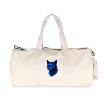 Chat Cyber Bioluminescent Neon - Recycled Canvas Sports Bag by Stanley/Stella - natural - Front