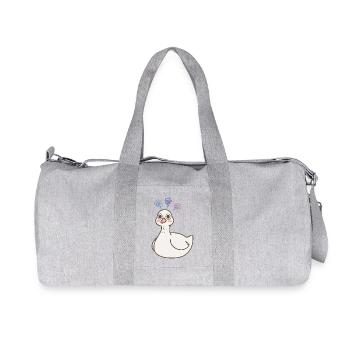 Canard spiralé coassement - Sac de sport en toile recyclée Stanley/Stella - gris chiné - Devant