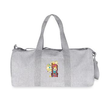 Dragon and onion - Recycled Canvas Sports Bag by Stanley/Stella - heather grey - Front