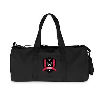 Boucher - Sac de sport en toile recyclée Stanley/Stella - noir - Devant