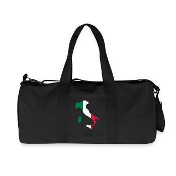 Italy - Recycelte Canvas-Sporttasche von Stanley/Stella - Schwarz - Vorne