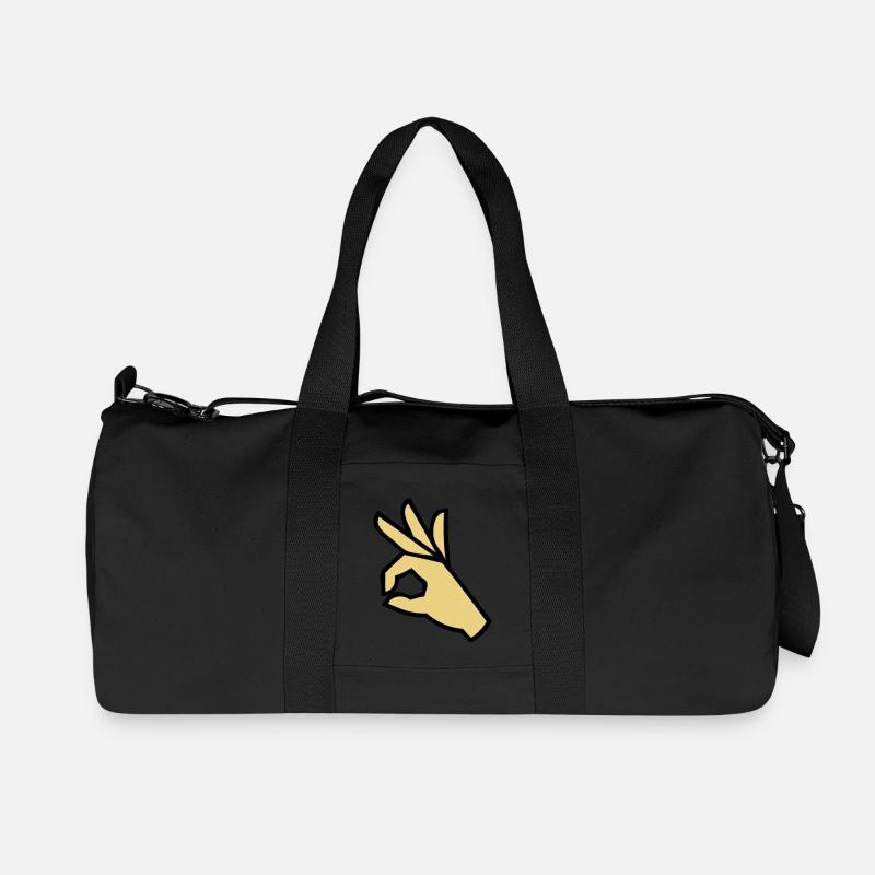 Prima - Recycelte Canvas-Sporttasche von Stanley/Stella - Schwarz