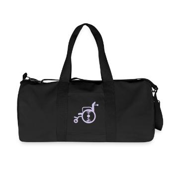 Rollstuhl / wheelchair (1c) - Recycled Canvas Sports Bag by Stanley/Stella - black - Front