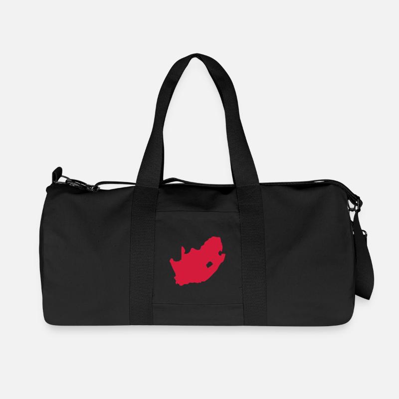 Südafrika - Recycelte Canvas-Sporttasche von Stanley/Stella - Schwarz
