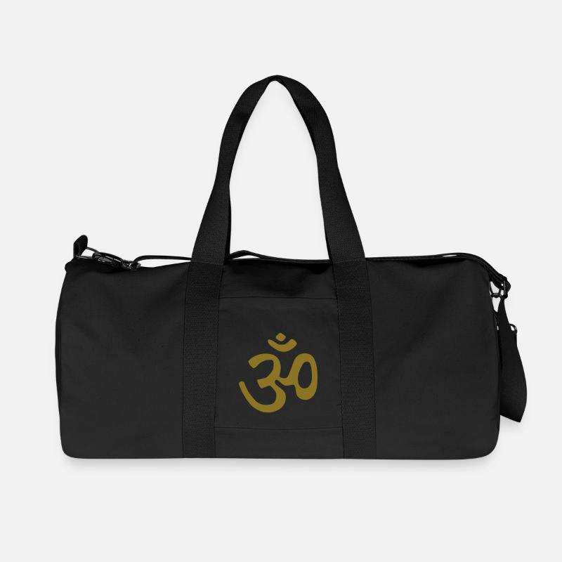 om - Recycelte Canvas-Sporttasche von Stanley/Stella - Schwarz