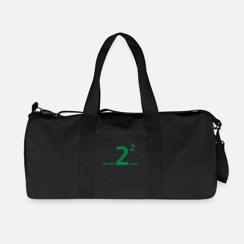 Nerds for ever - Recycelte Canvas-Sporttasche von Stanley/Stella - Schwarz