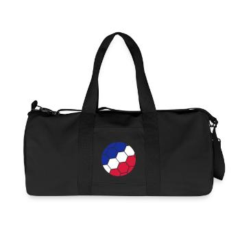 Ball Italy French Football France Fan - Recycled Canvas Sports Bag by Stanley/Stella - black - Front