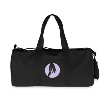 hand reach - Sac de sport en toile recyclée Stanley/Stella - noir - Devant