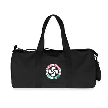 euskal herria - pays basque 18 - Sac de sport en toile recyclée Stanley/Stella - noir - Devant