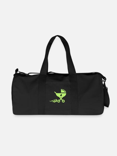 Kinderwagen, Renn-Baby-Buggy - Recycelte Canvas-Sporttasche von Stanley/Stella - Schwarz