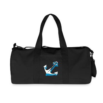 Anker Norddeutschland Hamburg Küste Kiel Hanse - Recycelte Canvas-Sporttasche von Stanley/Stella - Schwarz - Vorne