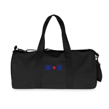 Logo Mod - Sac de sport en toile recyclée Stanley/Stella - noir - Devant