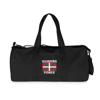Drapeau Basque Ikurrina power - Sac de sport en toile recyclée Stanley/Stella - noir - Devant