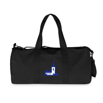 Kirche - 2 - Recycelte Canvas-Sporttasche von Stanley/Stella - Schwarz - Vorne