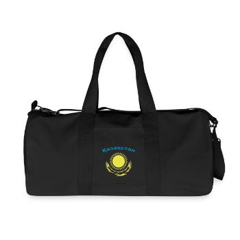 Kasachstan 2-farbig - Recycelte Canvas-Sporttasche von Stanley/Stella - Schwarz - Vorne
