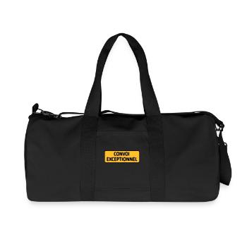 Convoi Exeptionnel - Sac de sport en toile recyclée Stanley/Stella - noir - Devant