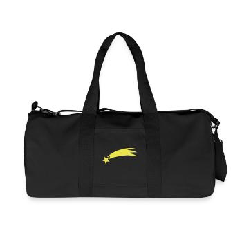 Sternschnuppe - Recycelte Canvas-Sporttasche von Stanley/Stella - Schwarz - Vorne