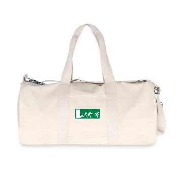 ZOMBIESNOEXIT - Recycelte Canvas-Sporttasche von Stanley/Stella - Naturweiß - Vorne