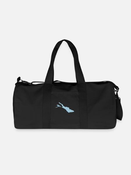 (bodensee) - Recycelte Canvas-Sporttasche von Stanley/Stella - Schwarz