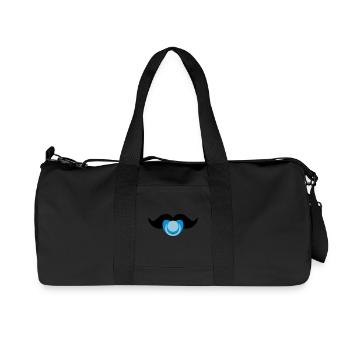 Baby-Schnurrbart - Recycelte Canvas-Sporttasche von Stanley/Stella - Schwarz - Vorne
