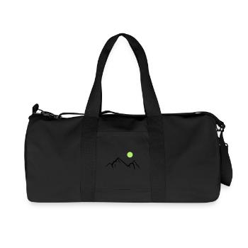 Montagnes 01 - Sac de sport en toile recyclée Stanley/Stella - noir - Devant