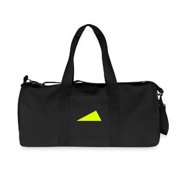 dreieck - Recycelte Canvas-Sporttasche von Stanley/Stella - Schwarz - Vorne
