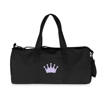 couronne - Sac de sport en toile recyclée Stanley/Stella - noir - Devant