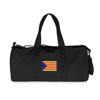Catalunya Flag - Recycled Canvas Sports Bag by Stanley/Stella - black - Front