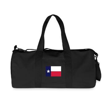 Flag of Texas - drapeau texas (USA) - Sac de sport en toile recyclée Stanley/Stella - noir - Devant
