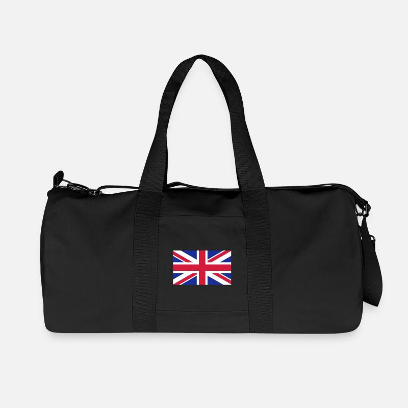 drapeau_royaume_uni - Recycelte Canvas-Sporttasche von Stanley/Stella - Schwarz