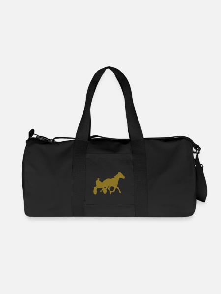 horse race horse race horse8 jocke - Recycled Canvas Sports Bag by Stanley/Stella - black